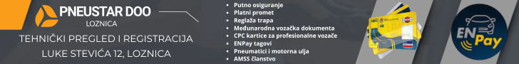 TEHNIČKI PREGLED I REGISTRACIJA VOZILA PNEUSTAR LOZNICA